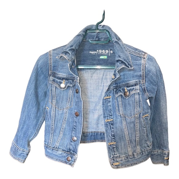 GapKids 1969 unisex Icon Denim Jacket size : Small - Picture 2 of 10